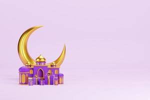 Islamic 3D Background photo