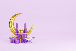 Islamic 3D Background photo