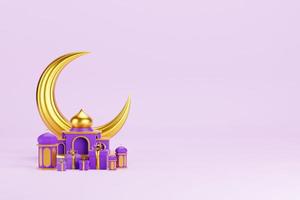 Islamic 3D Background photo