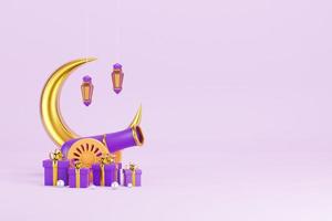 Islamic 3D Background photo