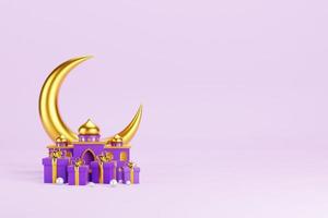 Islamic 3D Background photo