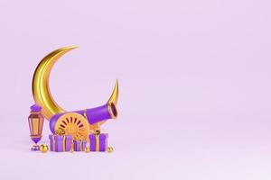 Islamic 3D Background photo