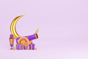 Islamic 3D Background photo