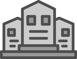 diseño de icono de vector de cementerio