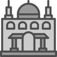 Mosque Vector Icon Design