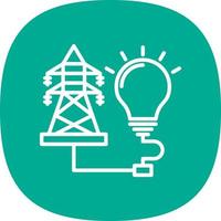 Electrical Energy Vector Icon Design