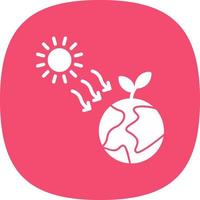 Sun Radiation Vector Icon Design