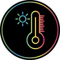 diseño de icono de vector de temperatura
