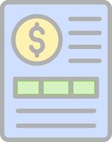 Invoice Vector Icon Design