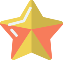 ilustração de estrela em estilo minimalista png