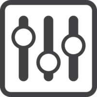 bouton poussoir pour l'illustration de la machine dans un style minimal png