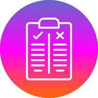Pros and Cons Vector Icon Design