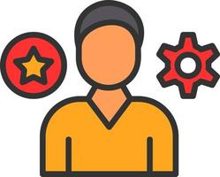 Employee Skills Vector Icon Design