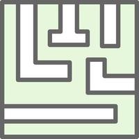 Maze Vector Icon Design