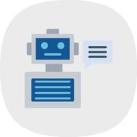 Chatbot Vector Icon Design
