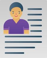 Cv Vector Icon Design