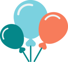 balloon illustration in minimal style png