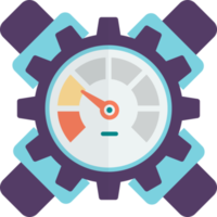 gauges for machines illustration in minimal style png