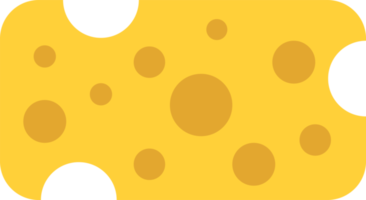 cheese cubes illustration in minimal style png