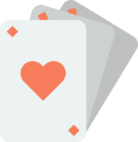 ilustração de cartão de tarô de coração em estilo minimalista png