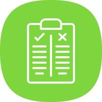 Pros and Cons Vector Icon Design