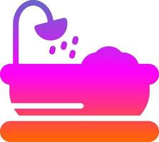 Bathtub Vector Icon Design