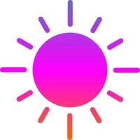 Sun Vector Icon Design