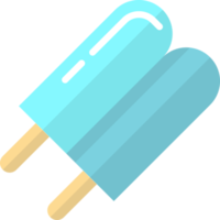 ilustración de palitos de helado en estilo minimalista png