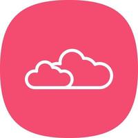 diseño de icono de vector de nube