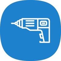 Drill Machine Vector Icon Design