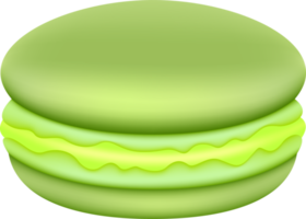 Green Tasty Macaron png