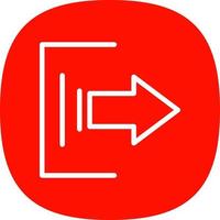 Logout Vector Icon Design