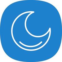 Moon Vector Icon Design