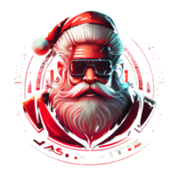 futuristischer weihnachtsmann png