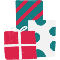 handgezeichnetes Weihnachtsgeschenk png