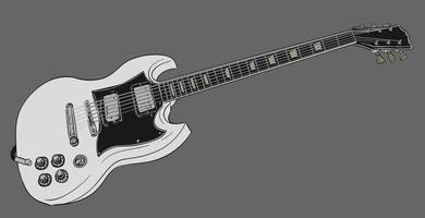 Electric Guitar Illustration vector