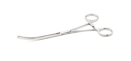 Stainless Steel Precision Surgical Medical Instrument Isolated on White Background photo