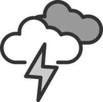 Lightning Vector Icon Design