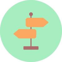 Signpost Vector Icon