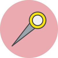 icono de vector de pin