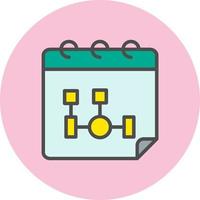 icono de vector de calendario