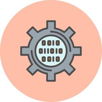 Binary Code Vector Icon