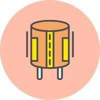 Capacitor Vector Icon