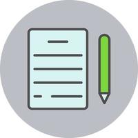 Writing Icon Design vector