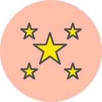 diseño de icono de estrellas vector