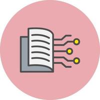 Digital Book Vector Icon