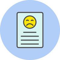Bad Review Icon Design vector