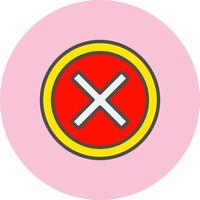 Cross Icon Design vector