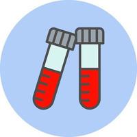 Test Tubes Vector Icon Design