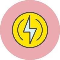 diseño de icono de vector de luz de flash